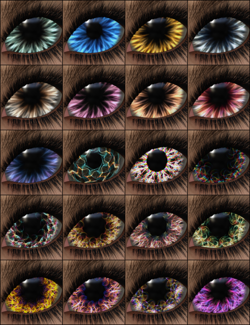 MMX Fantasy Eyes 3 for Genesis 3 and 8 by: Mattymanx, 3D Models by Daz 3D