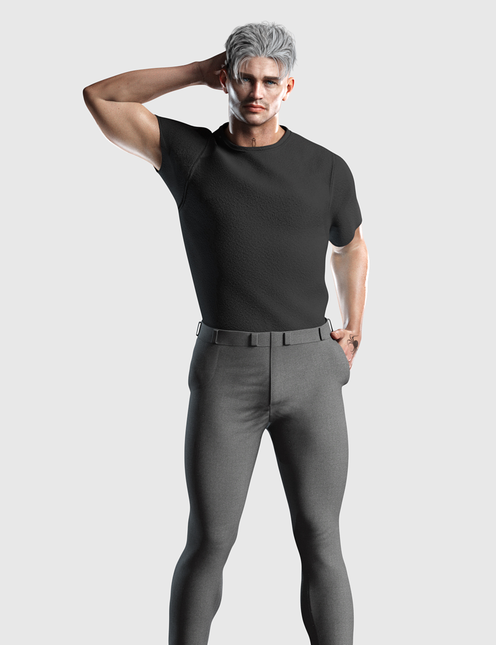 Dforce Tucked Tee Outfit For Genesis 8 And 8 1 Males Daz 3d