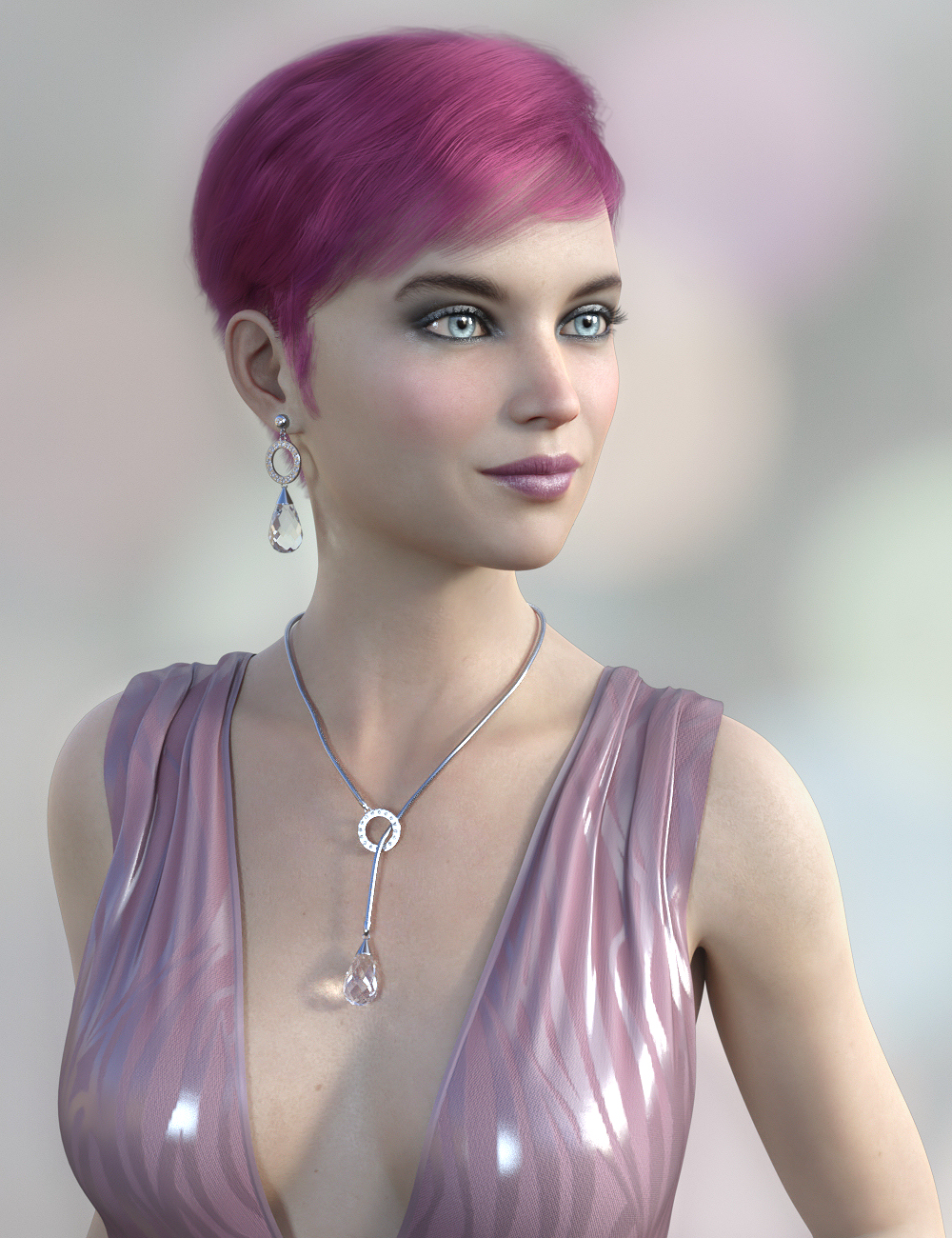 Adalia Hair for Genesis 8 Females by: Propschick, 3D Models by Daz 3D