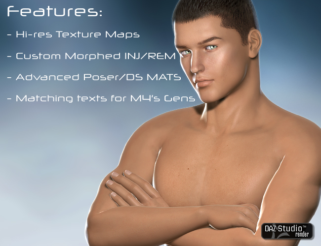 LR Jayden for M4 LR Jayden for M4 by: Liquid Rust, 3D Models by Daz 3D