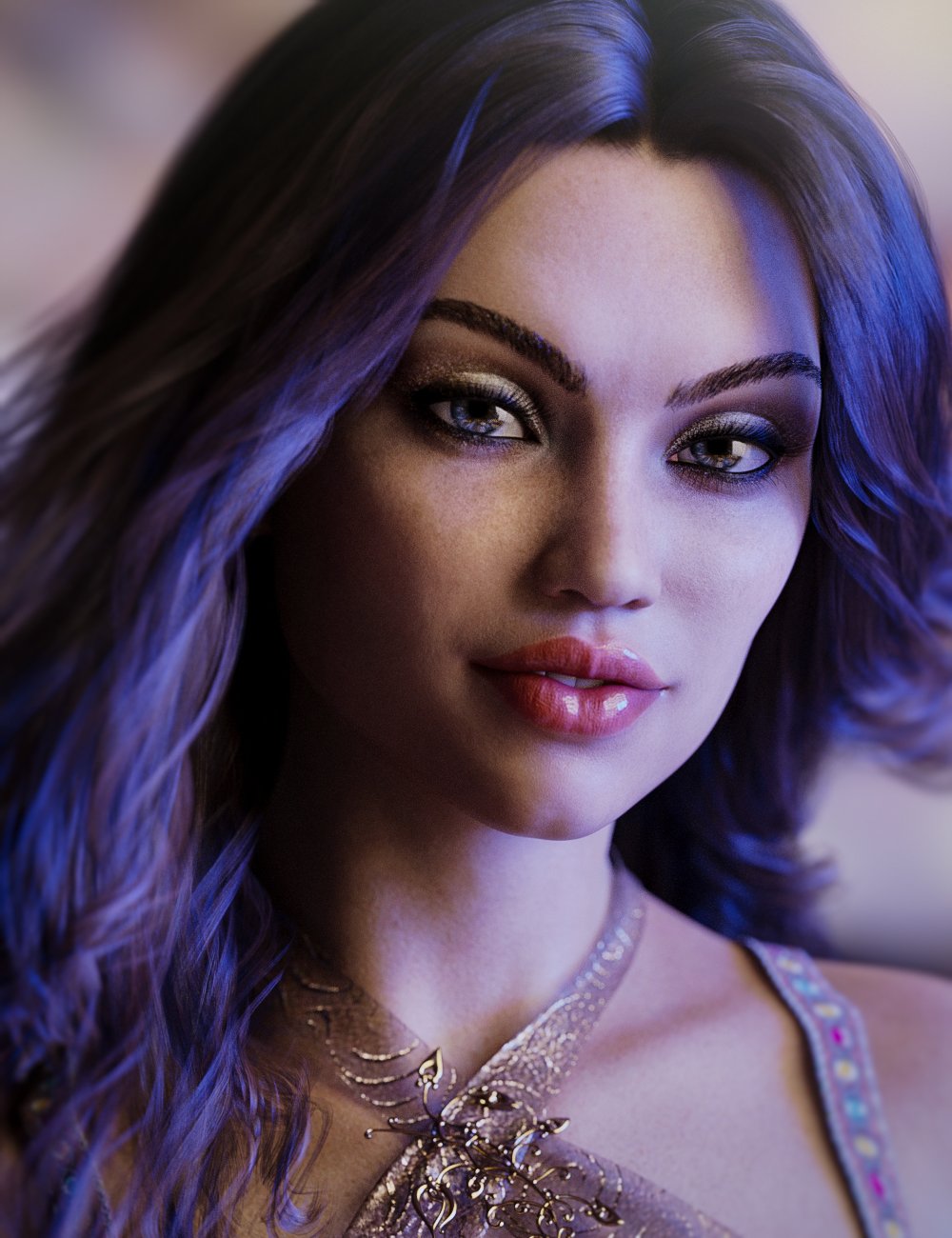 Bloom HD for Genesis 8.1 Female by: Colm Jackson, 3D Models by Daz 3D