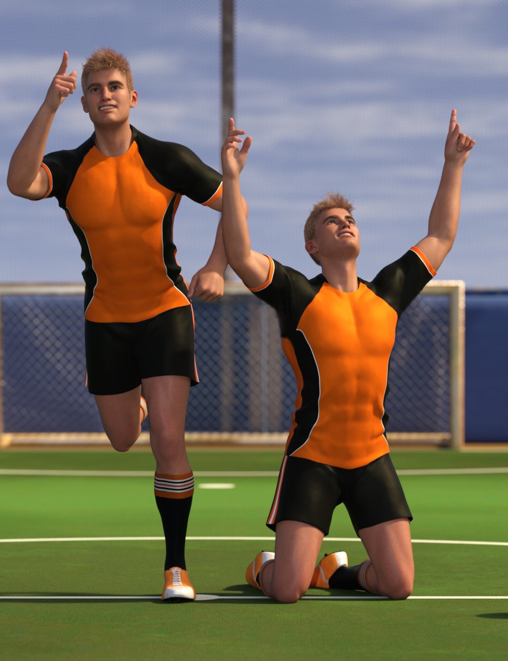 Soccer Poses for Genesis 8 and Genesis 8.1 Male Soccer Poses for Genesis 8 and Genesis 8.1 Male by: Ensary, 3D Models by Daz 3D