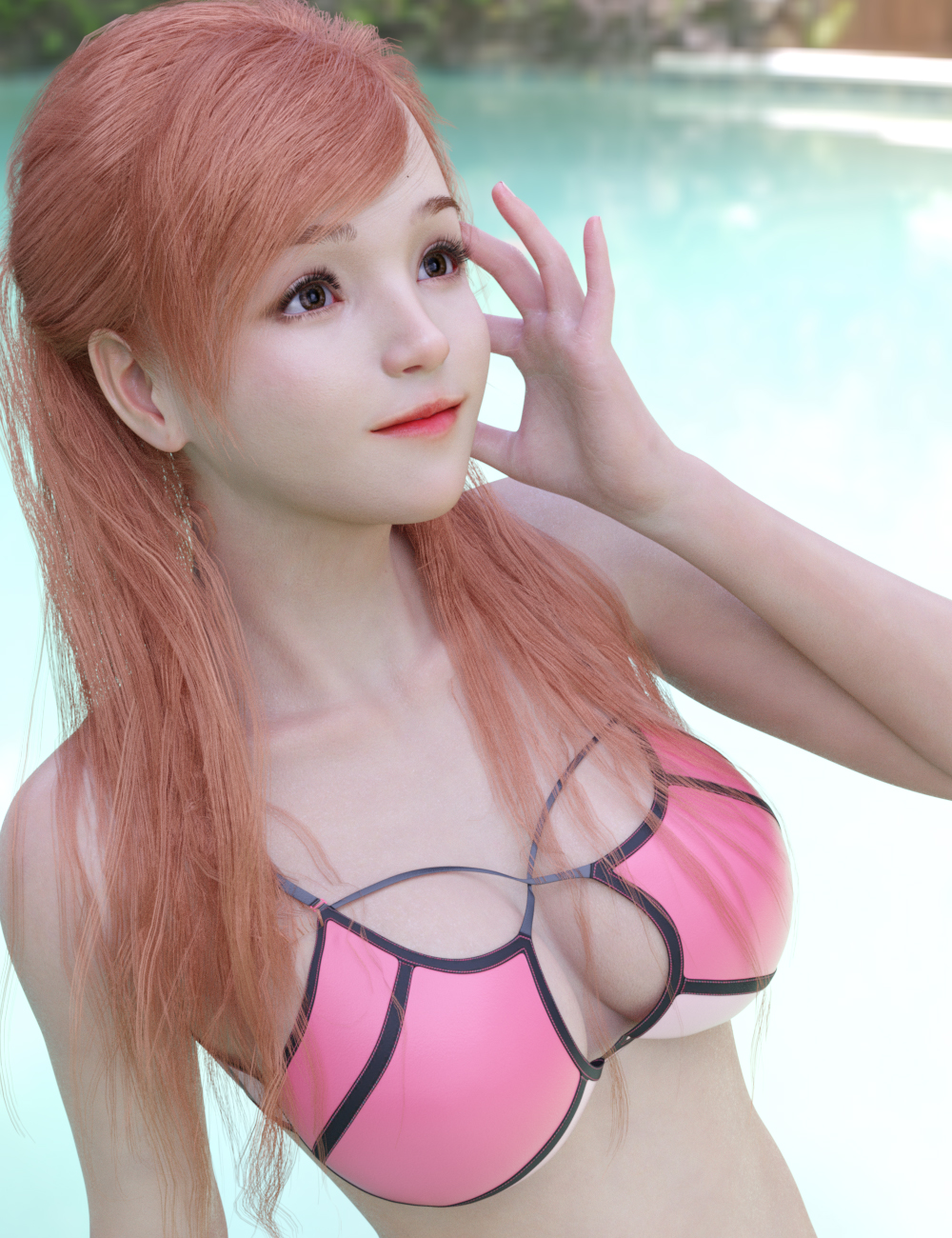 Lurys with Expressions and Hair with dForce for Genesis 8.1 Female Lurys with Expressions and Hair with dForce for Genesis 8.1 Female by: Hamster, 3D Models by Daz 3D