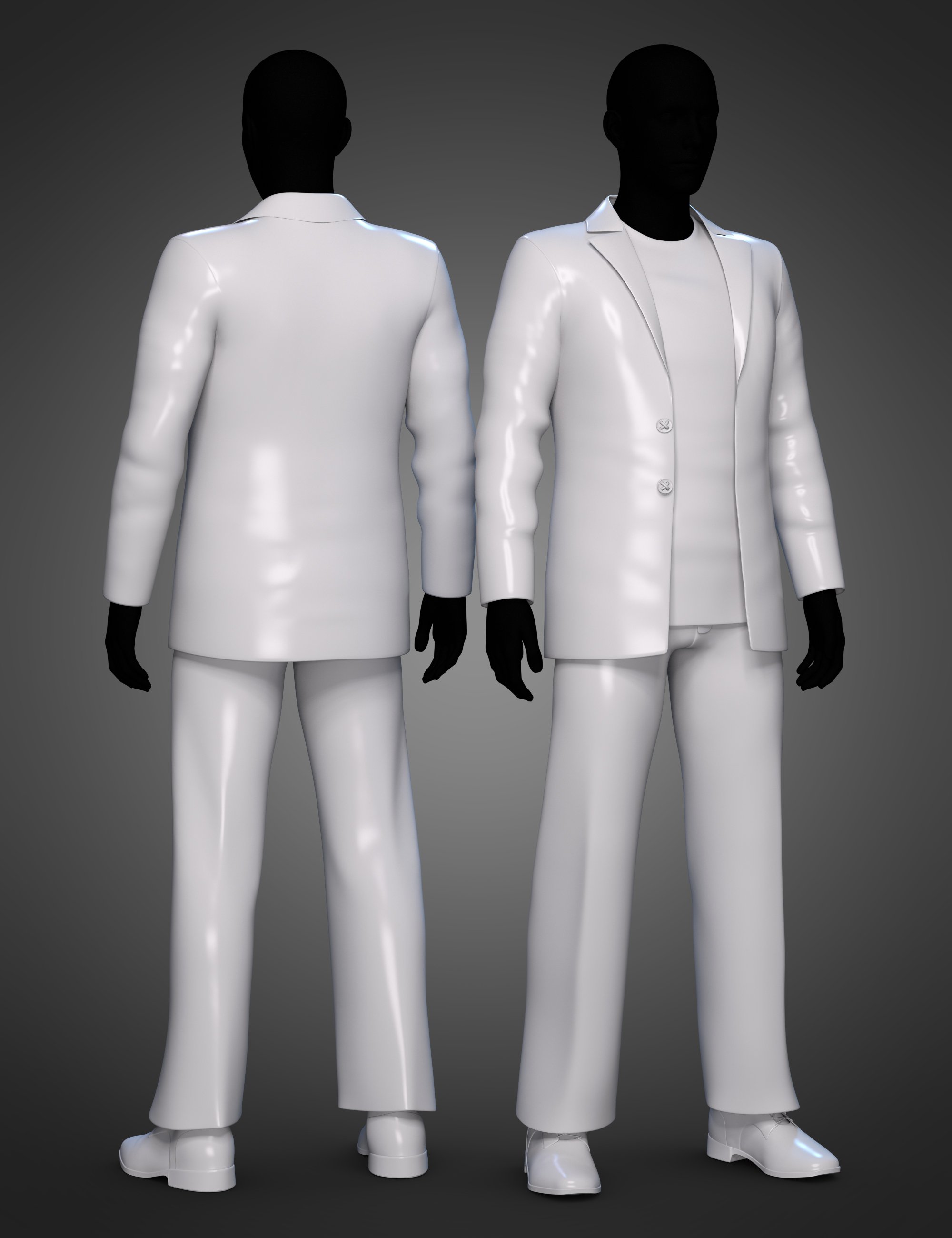 dForce Casual Suit for Genesis 8.1 Males by: Barbara BrundonMoonscape GraphicsSade, 3D Models by Daz 3D