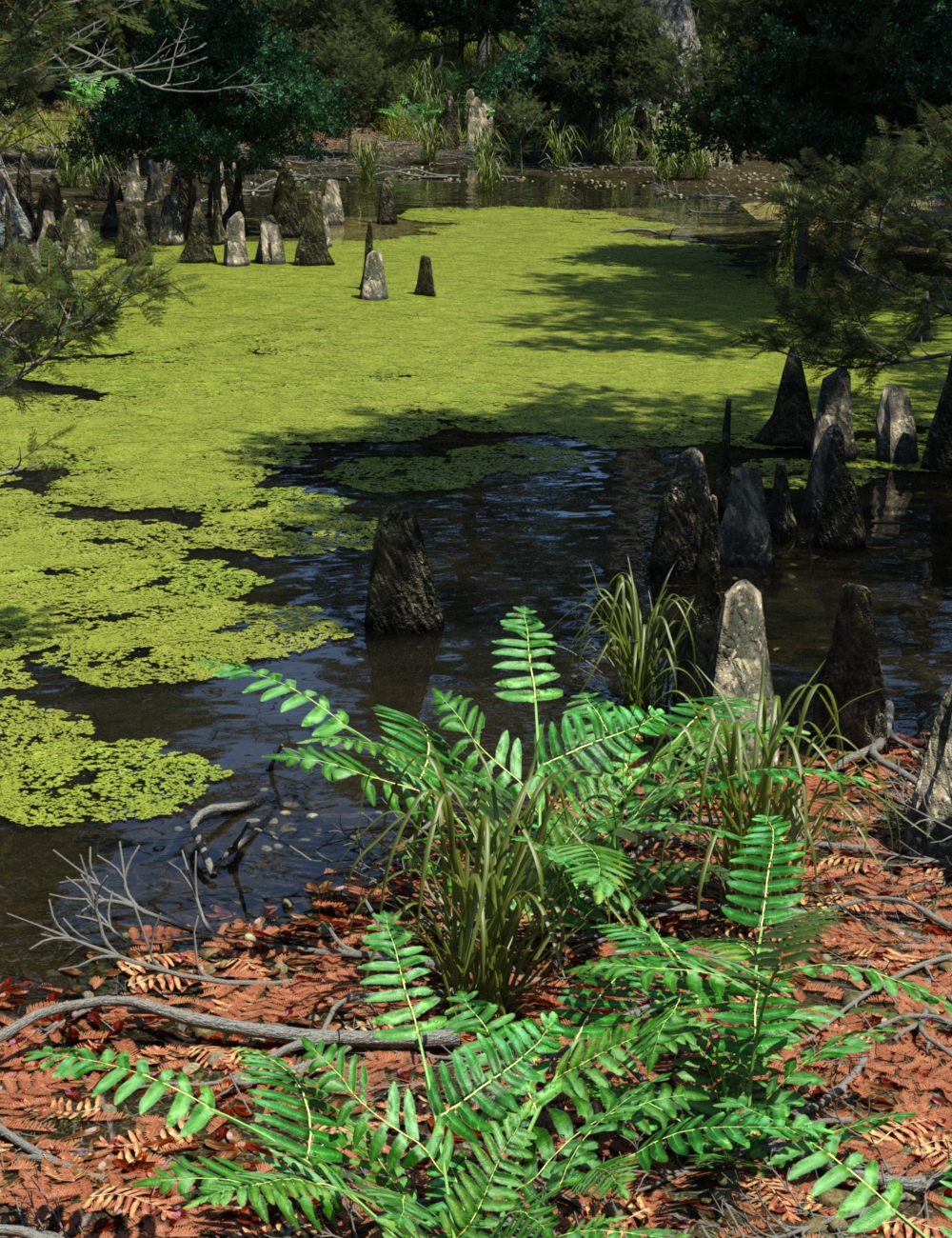 UltraScenery - Swamp by: TangoAlpha, 3D Models by Daz 3D