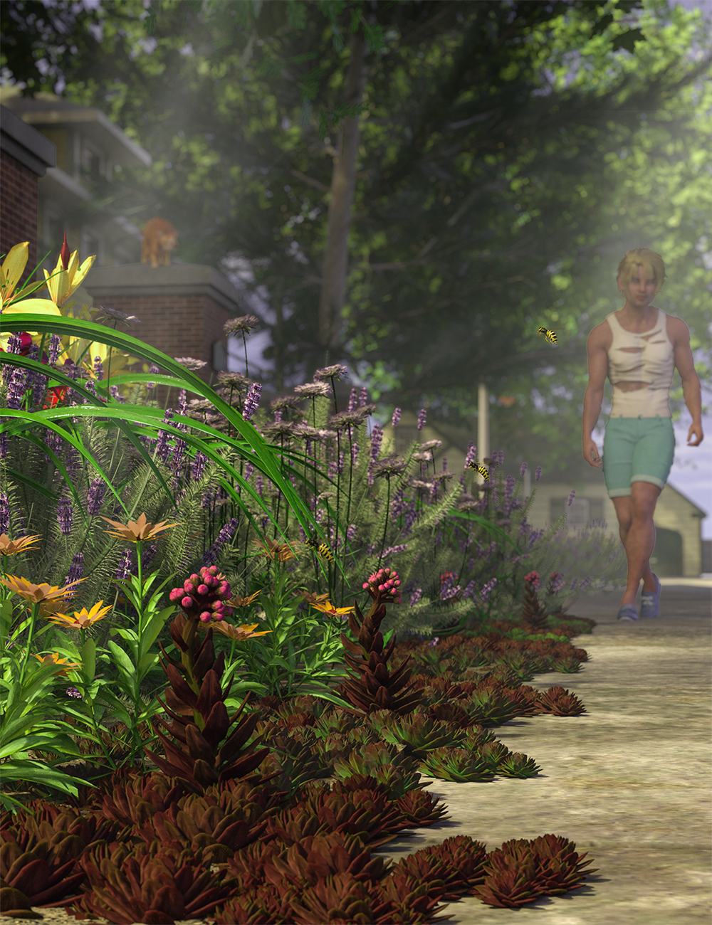 Tiny Plants - House Leeks Tiny Plants - House Leeks by: MartinJFrost, 3D Models by Daz 3D