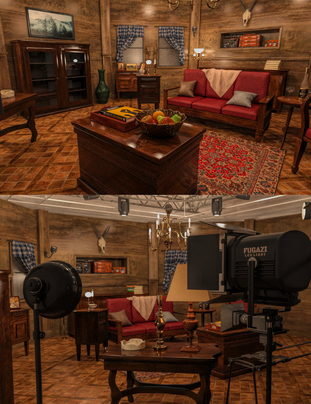 FG Movie Room by: Fugazi1968PAN StudiosIronman, 3D Models by Daz 3D