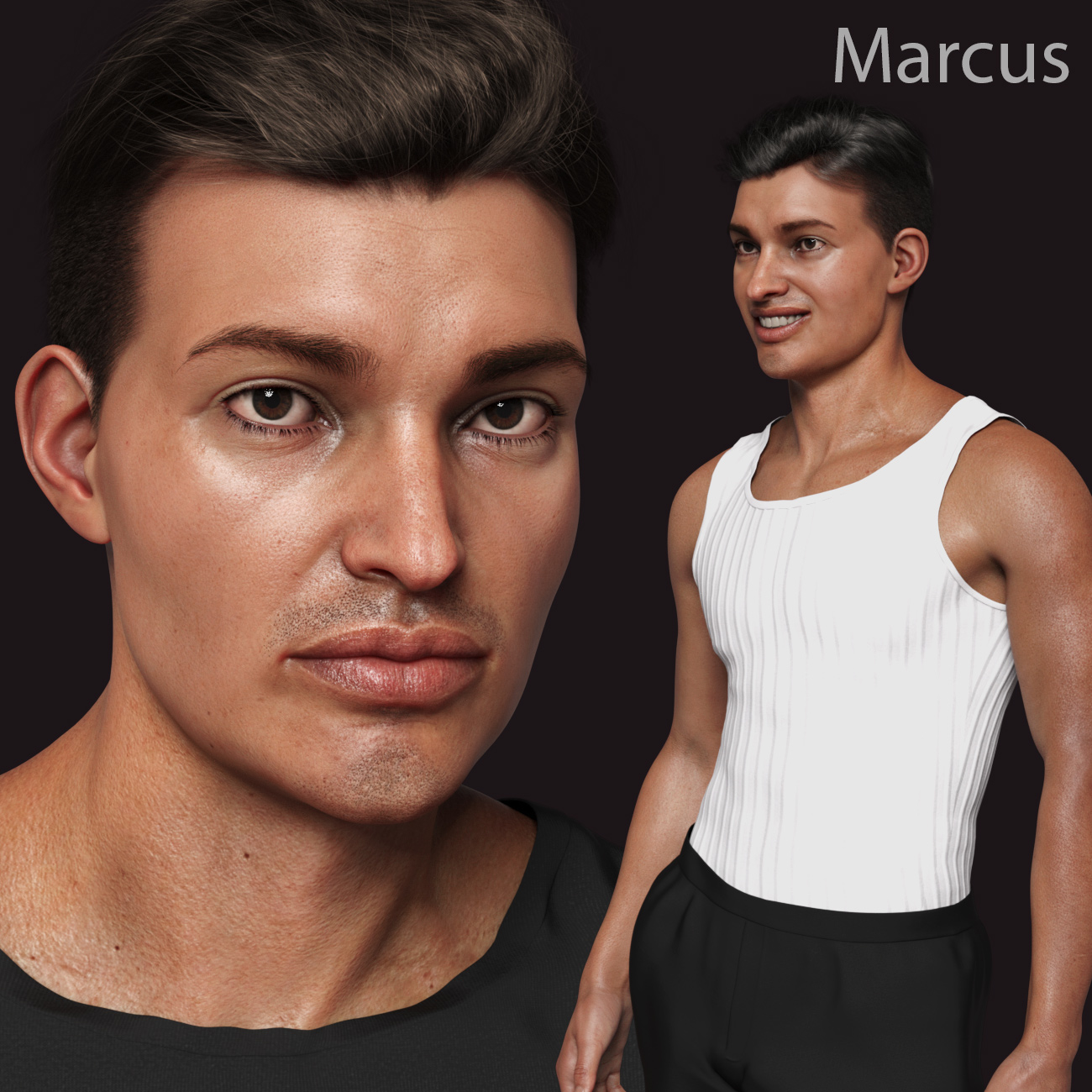 Real Faces and Bodies for Juan Carlos 8 by: maelwenn, 3D Models by Daz 3D