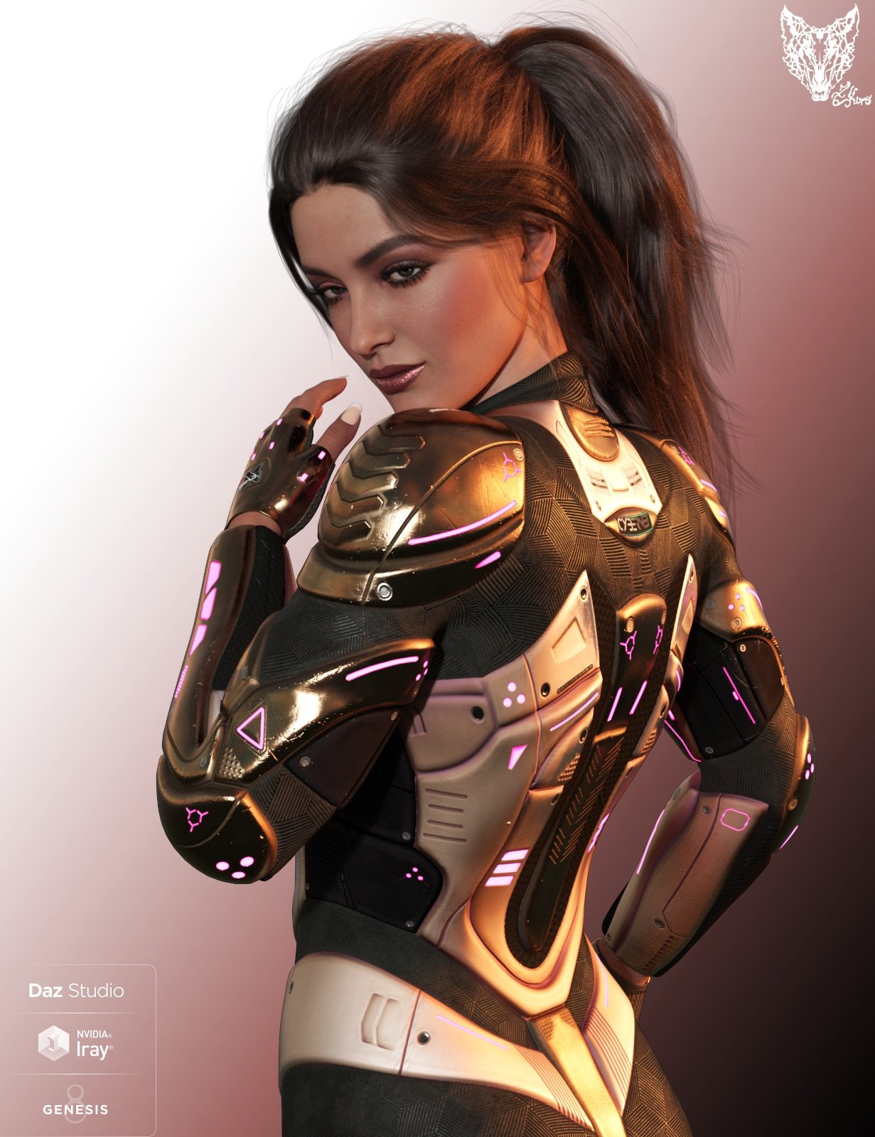 Sci-Fi Outfit 02 by: ZKuro, 3D Models by Daz 3D