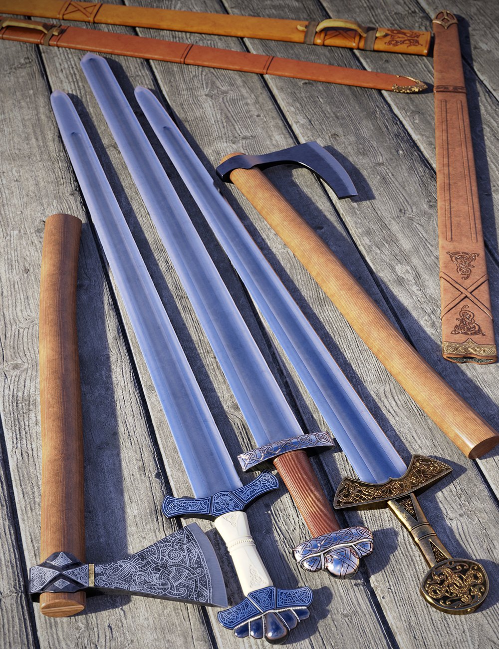 medieval weapons swords