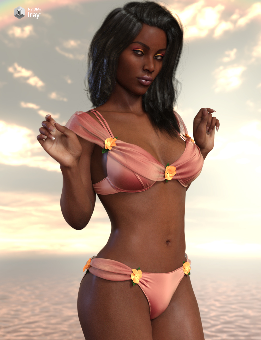Romantique Lingerie for Genesis 8 and 8.1 Females by: Nikisatez, 3D Models by Daz 3D
