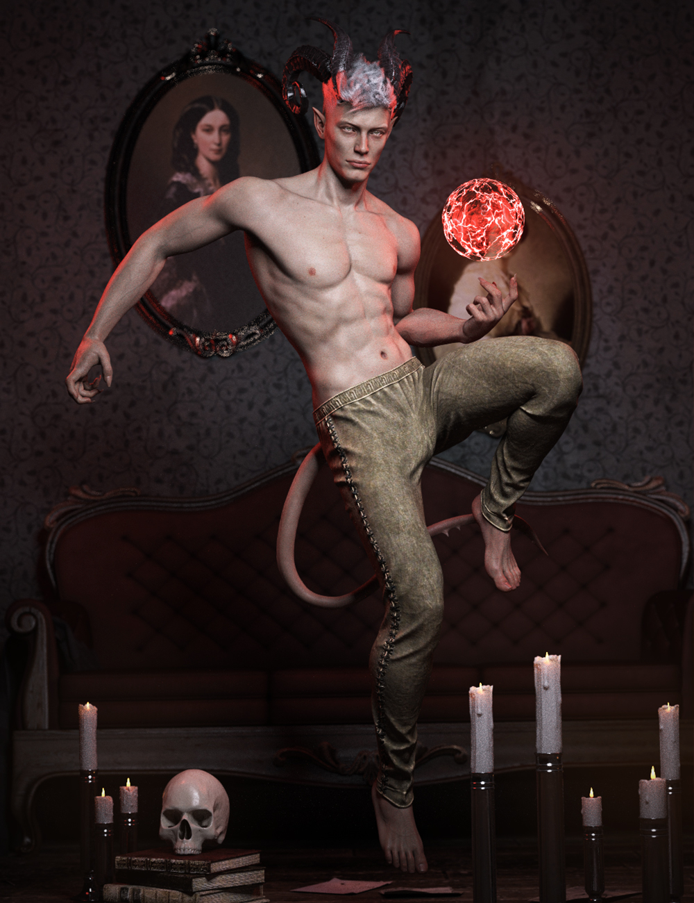 Hell Hunt Poses and Expressions for Torment 8.1 & Genesis 8.1 Male