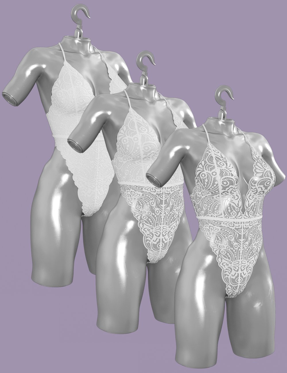 X-Fashion Sexy Deep V Bodysuit for Genesis 8.1 Females by: xtrart-3d, 3D Models by Daz 3D