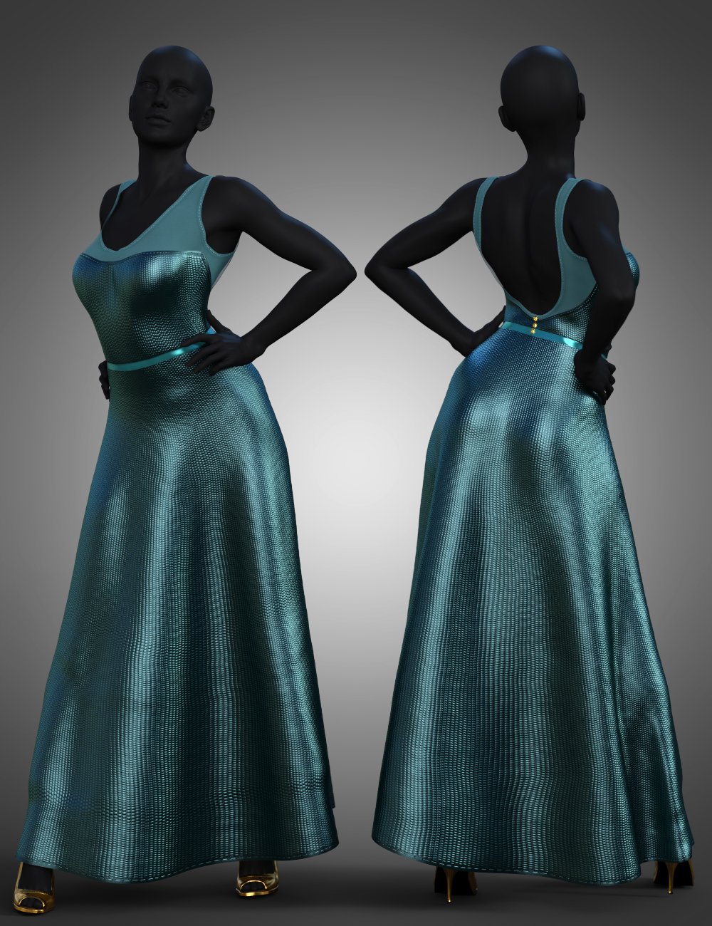 dForce Gala Dress Textures dForce Gala Dress Textures by: ShanasSoulmate, 3D Models by Daz 3D