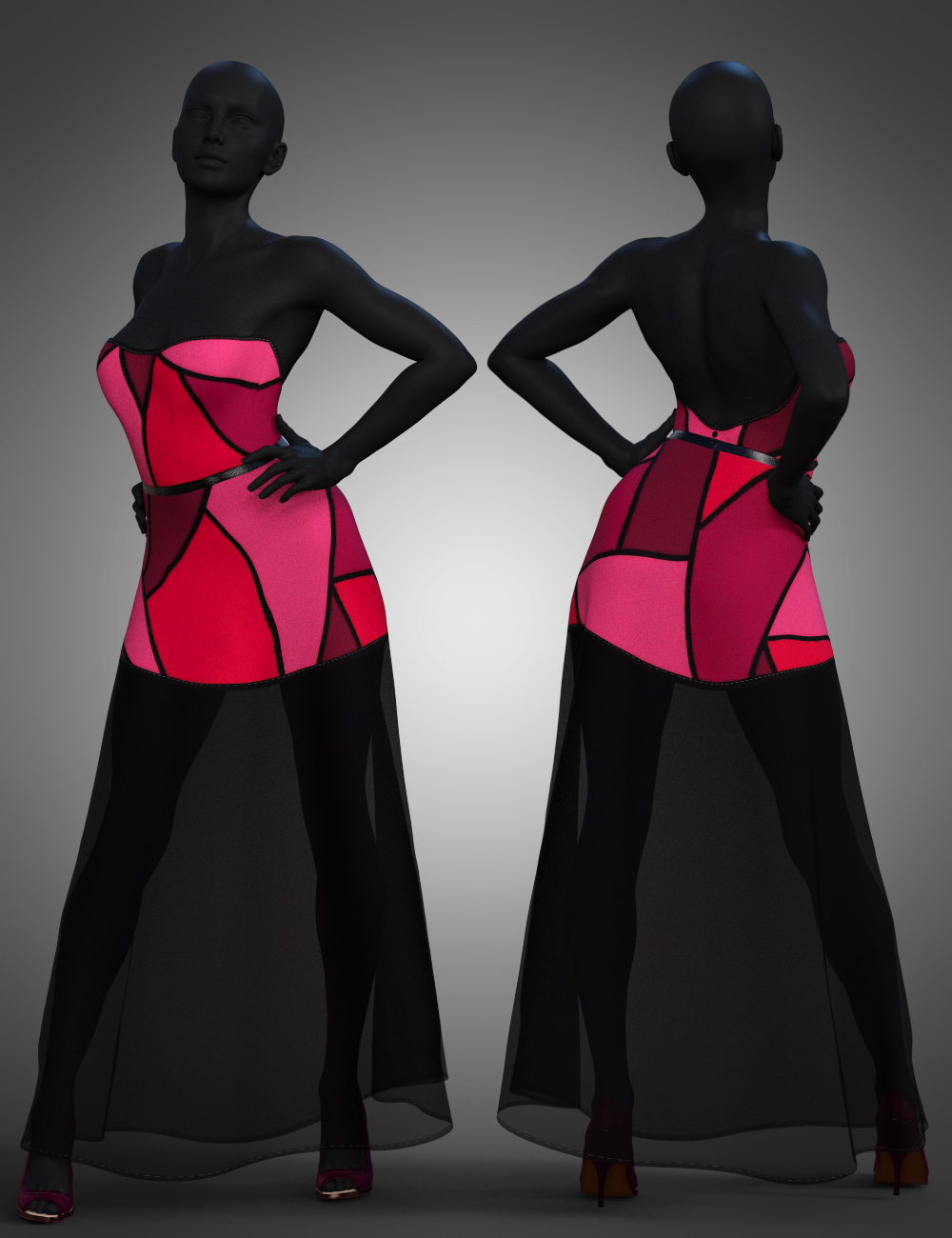 dForce Gala Dress Textures dForce Gala Dress Textures by: ShanasSoulmate, 3D Models by Daz 3D
