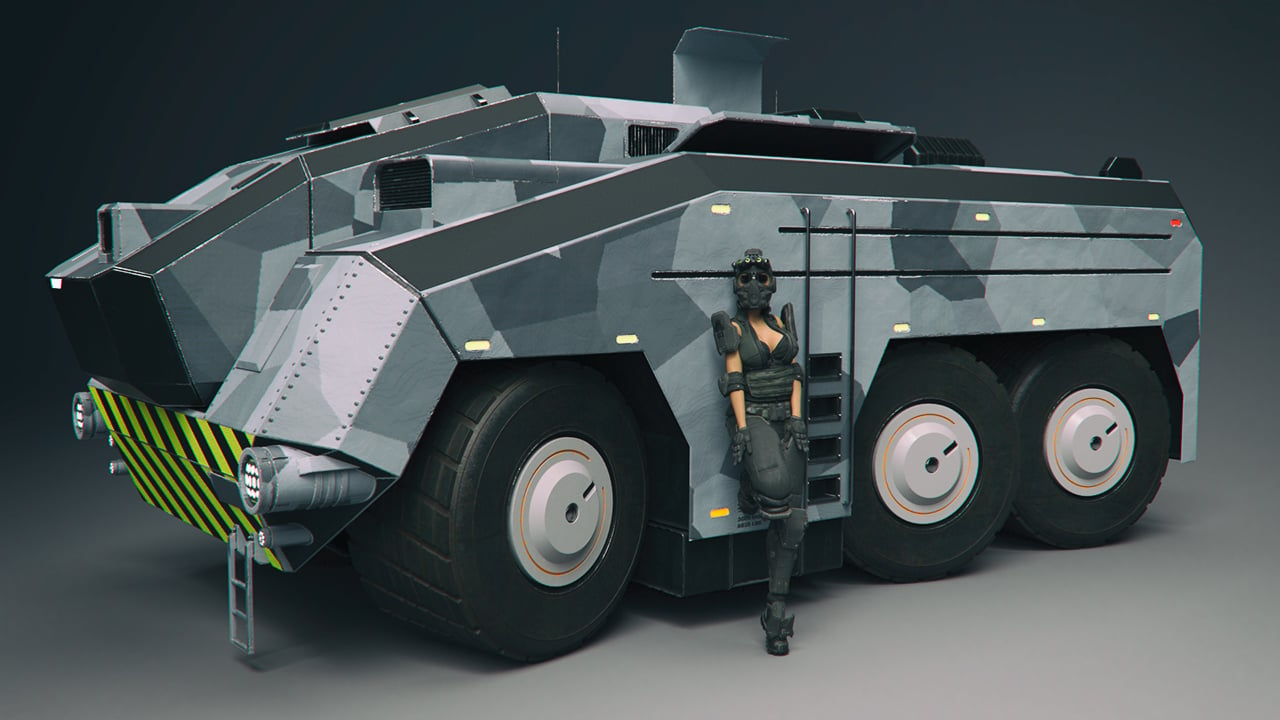 Lunar Truck by: Mely3D, 3D Models by Daz 3D