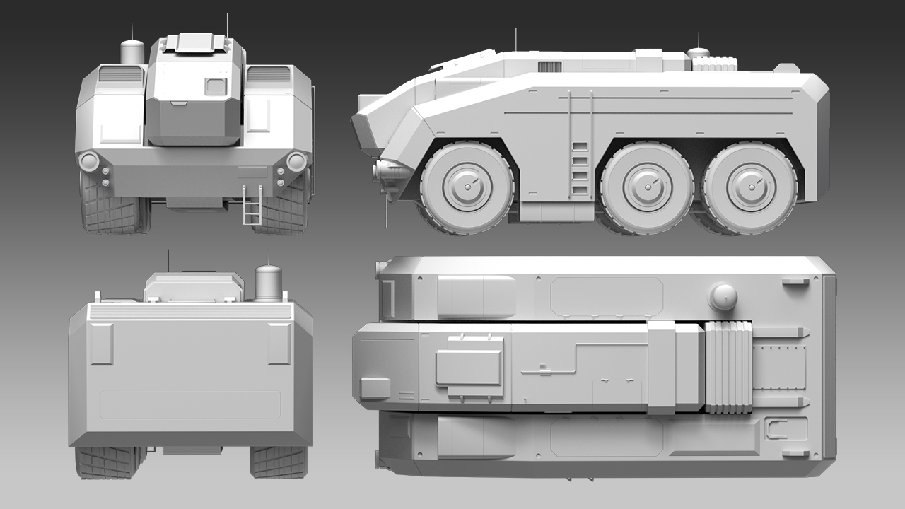 Lunar Truck by: Mely3D, 3D Models by Daz 3D