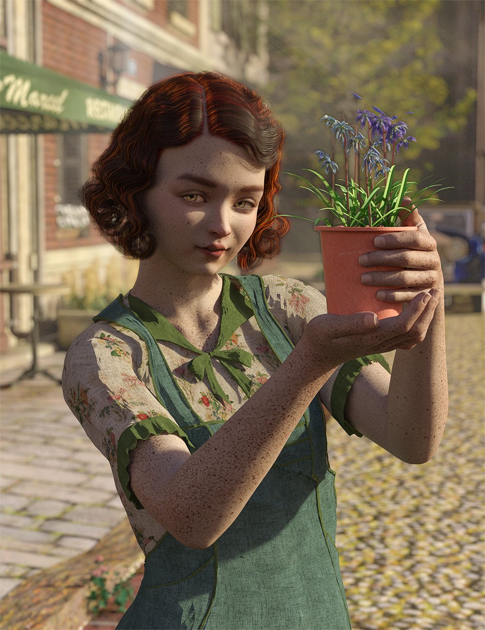 Spring Flowers - Scilla Siberica - Squills by: MartinJFrost, 3D Models by Daz 3D