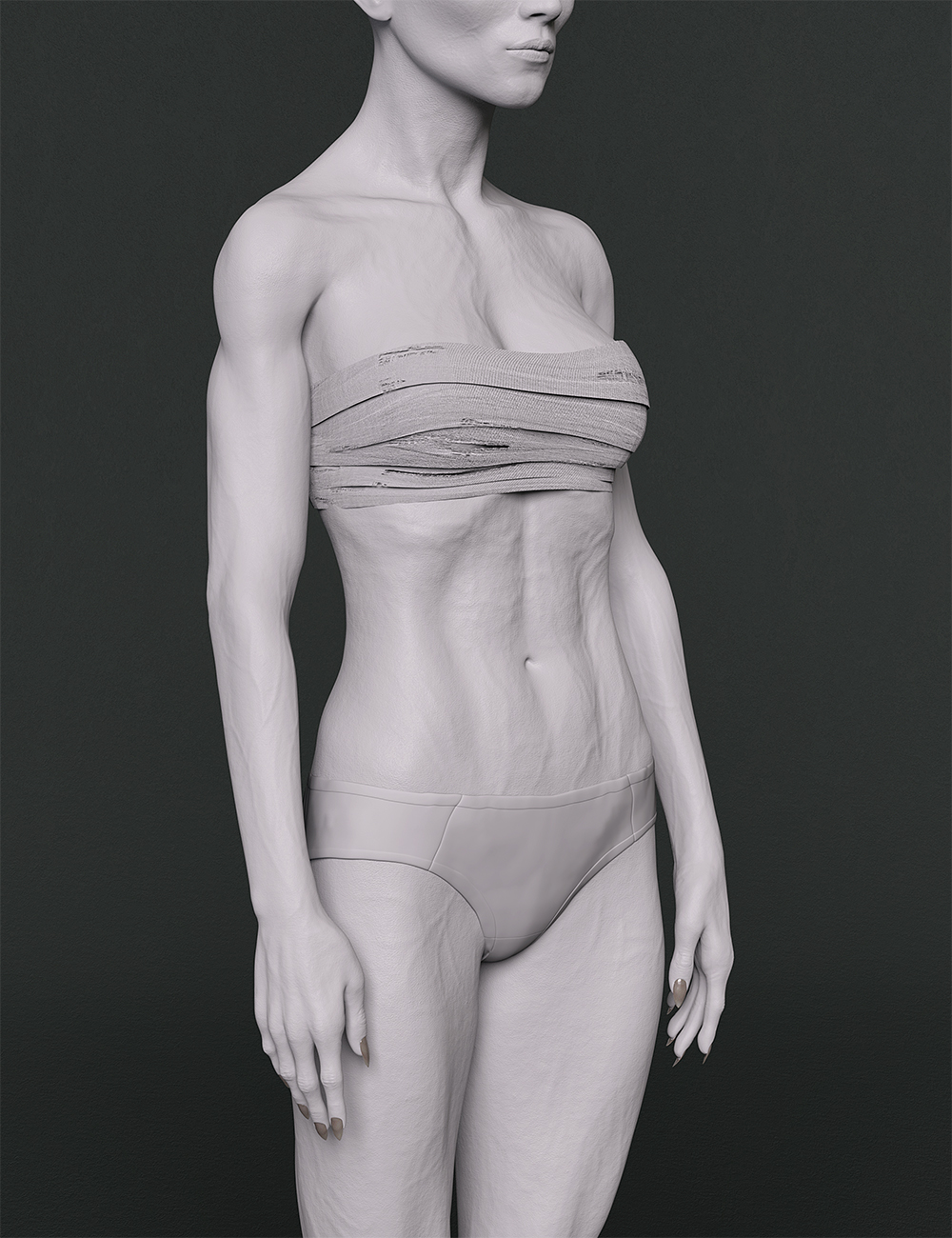 What cloth asset used to wrap chest/breast for this promo image by Kooki99?  - Daz 3D Forums