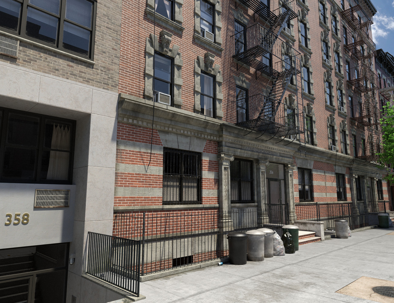 New York Tenements 2 by: Aurelio, 3D Models by Daz 3D