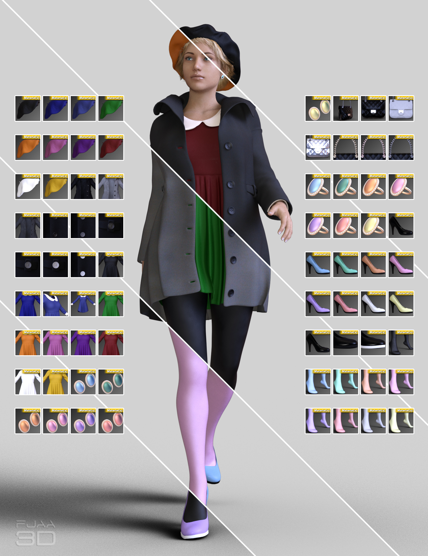 dForce Winter Full Dress for Genesis 8.1 Females dForce Winter Full Dress for Genesis 8.1 Females by: fjaa3d, 3D Models by Daz 3D