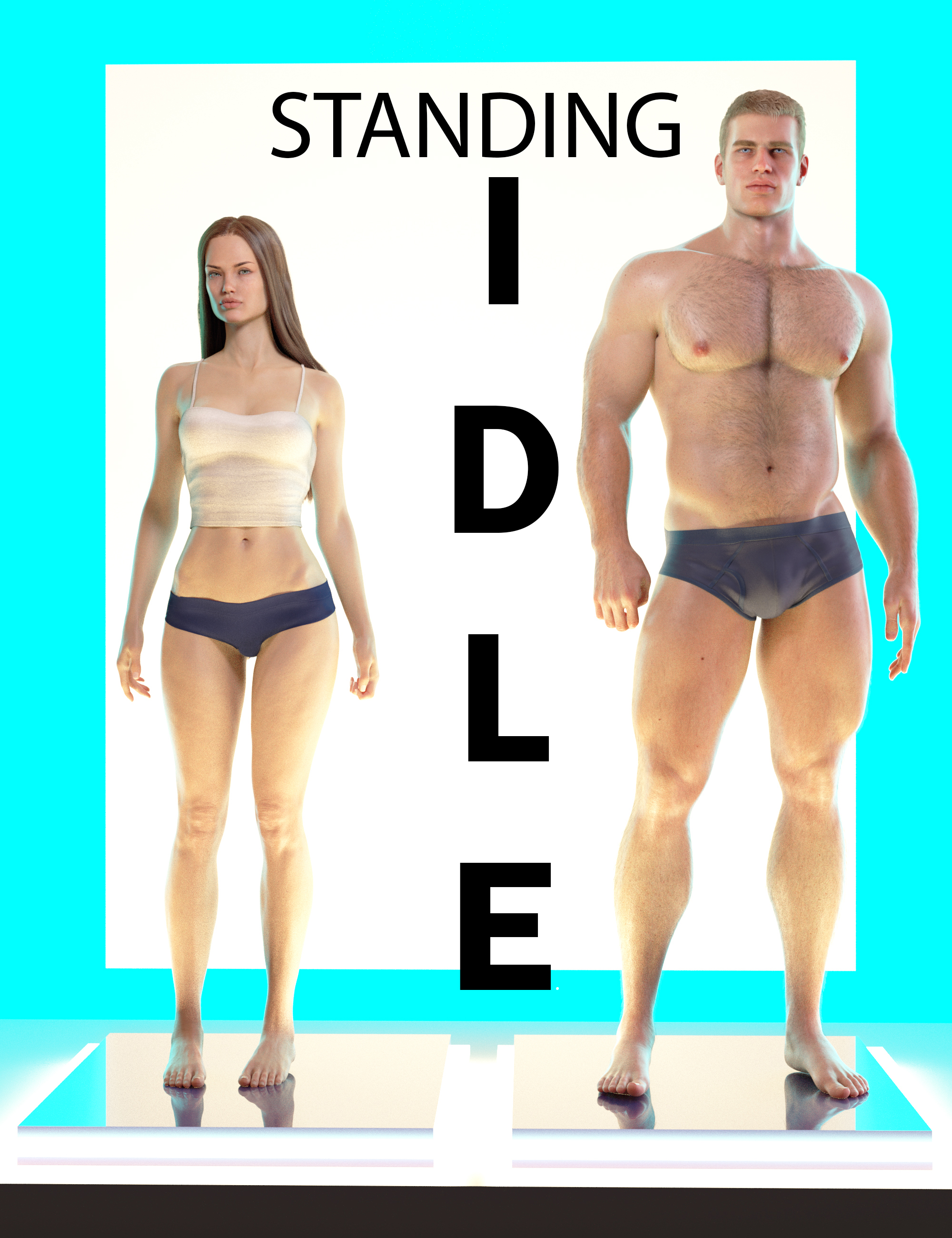 Standing Idle for Genesis 8 Female and Male by: PedroFurtadoArts, 3D Models by Daz 3D