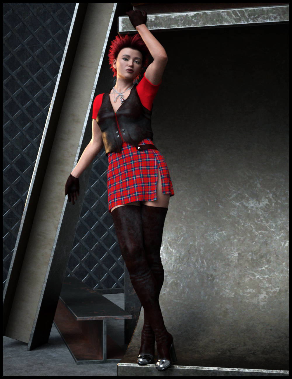 red skirt outfit 3d,idardarjisamaj.com