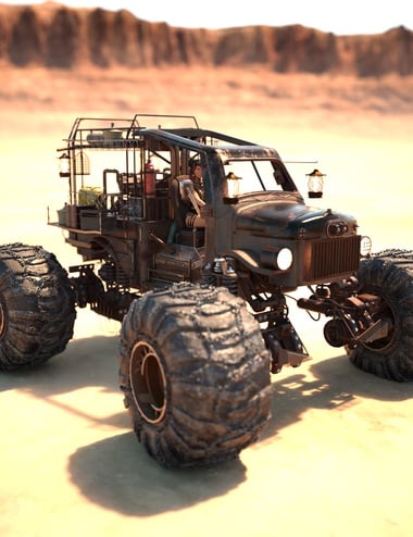 Wasteland Offroader by: Charlie, 3D Models by Daz 3D