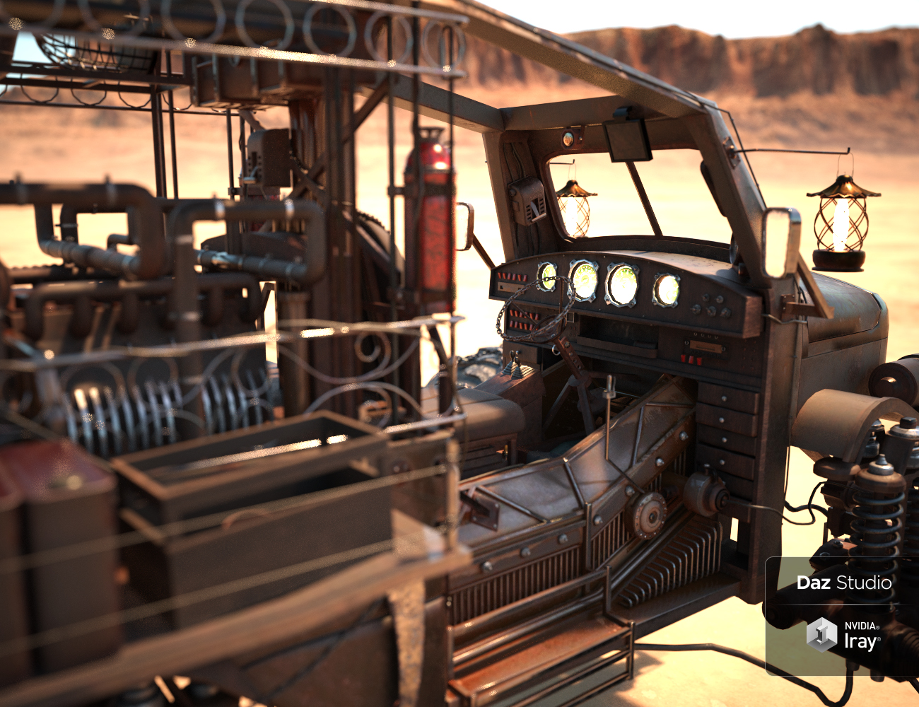 Wasteland Offroader by: Charlie, 3D Models by Daz 3D