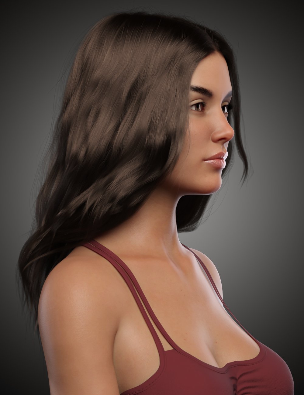 Flora Hair For Genesis 8 and 8.1 Female Flora Hair For Genesis 8 and 8.1 Female by: WindField, 3D Models by Daz 3D