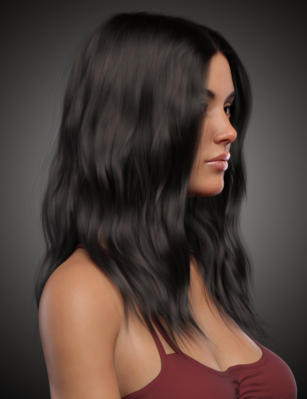 Flora Hair For Genesis 8 and 8.1 Female Flora Hair For Genesis 8 and 8.1 Female by: WindField, 3D Models by Daz 3D