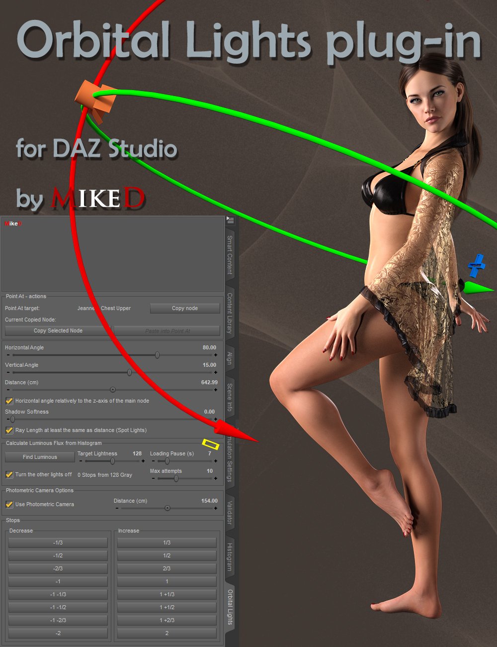 Orbital Lights Plugin (PC) by: MikeD, 3D Models by Daz 3D
