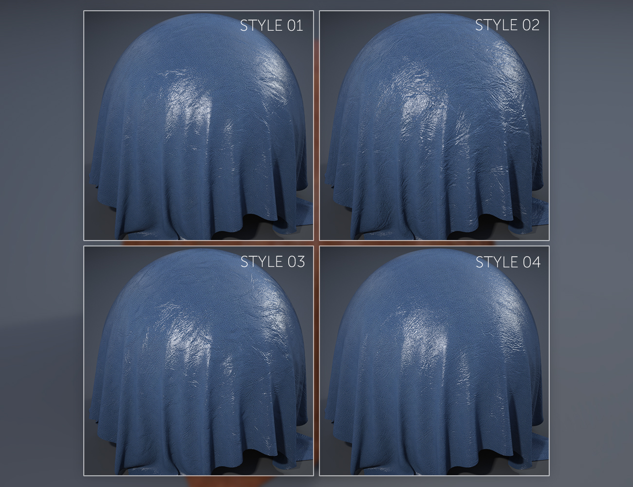 Leather Collection: Washed Leather Collection: Washed by: Dimidrol, 3D Models by Daz 3D