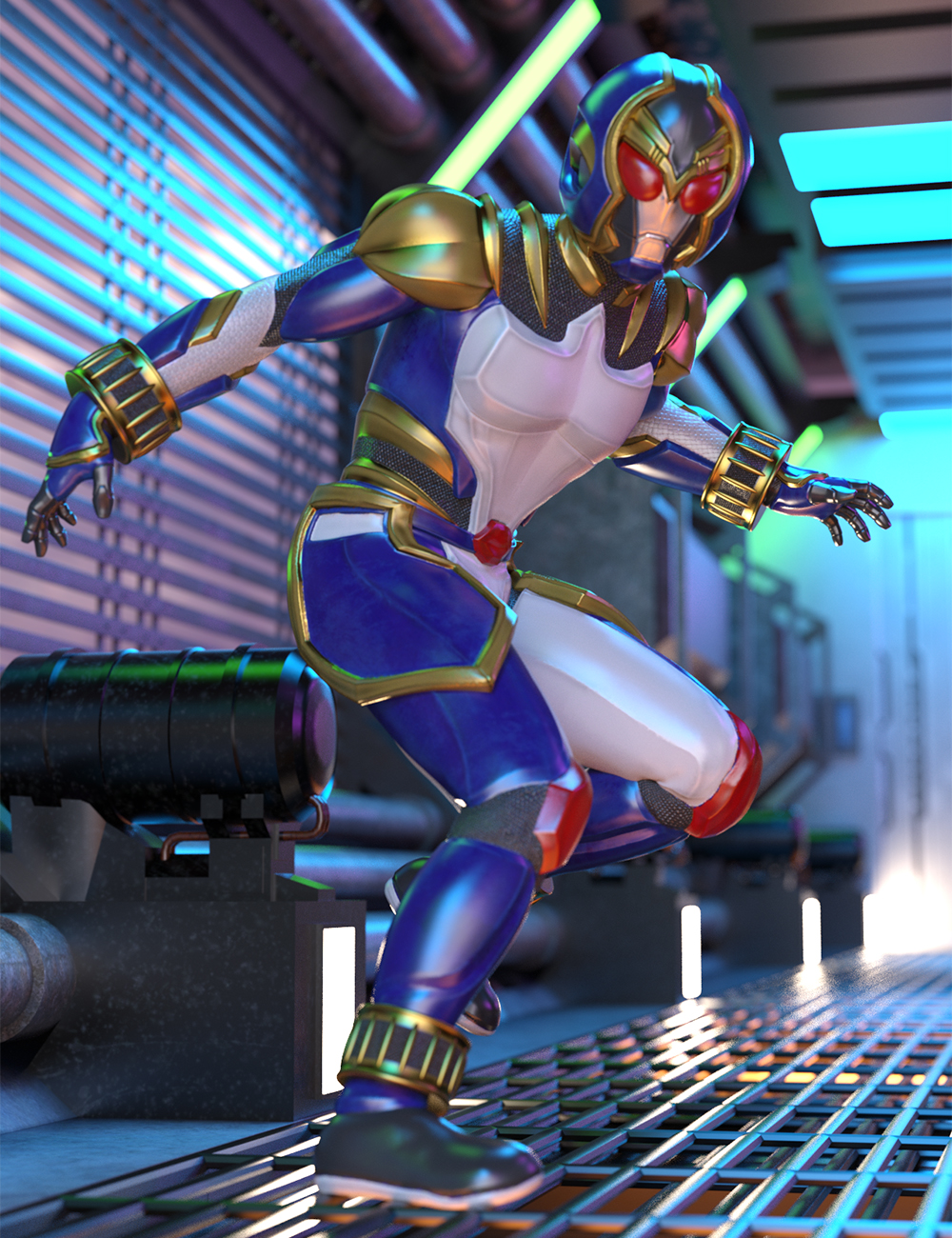 The Speed Turbo for Genesis 8.1 Male The Speed Turbo for Genesis 8.1 Male by: Jerry Jang, 3D Models by Daz 3D