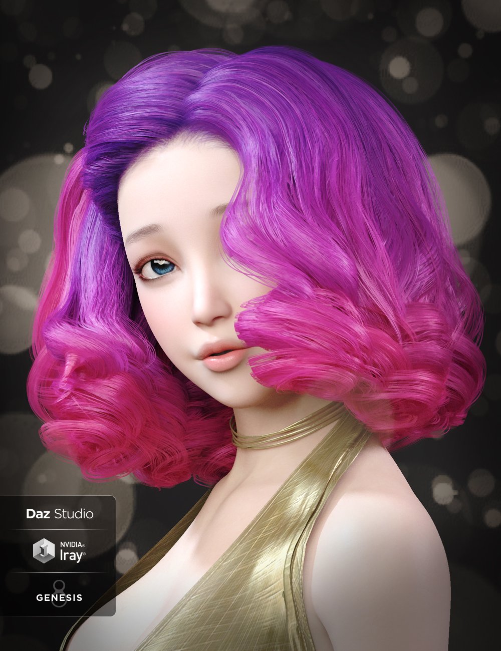 Curly Sue Hair for Genesis 8 and 8.1 Females Curly Sue Hair for Genesis 8 and 8.1 Females by: Lady Littlefox, 3D Models by Daz 3D