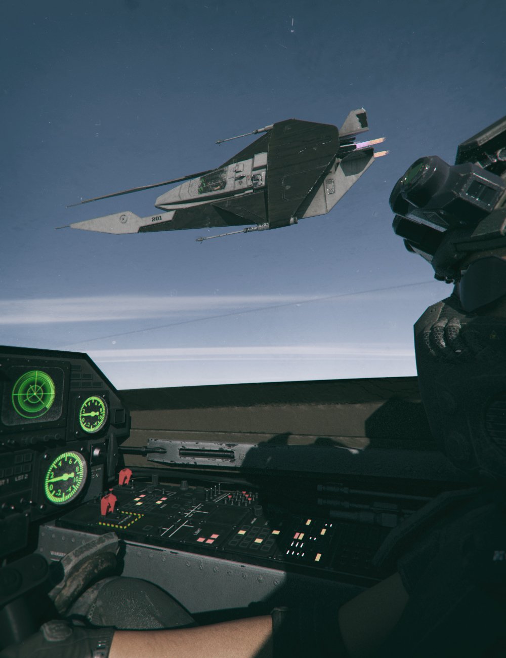 Starship R03 by: Mely3D, 3D Models by Daz 3D