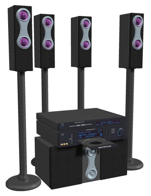 Dream Home: Media Room Accessories Dream Home: Media Room Accessories by: , 3D Models by Daz 3D