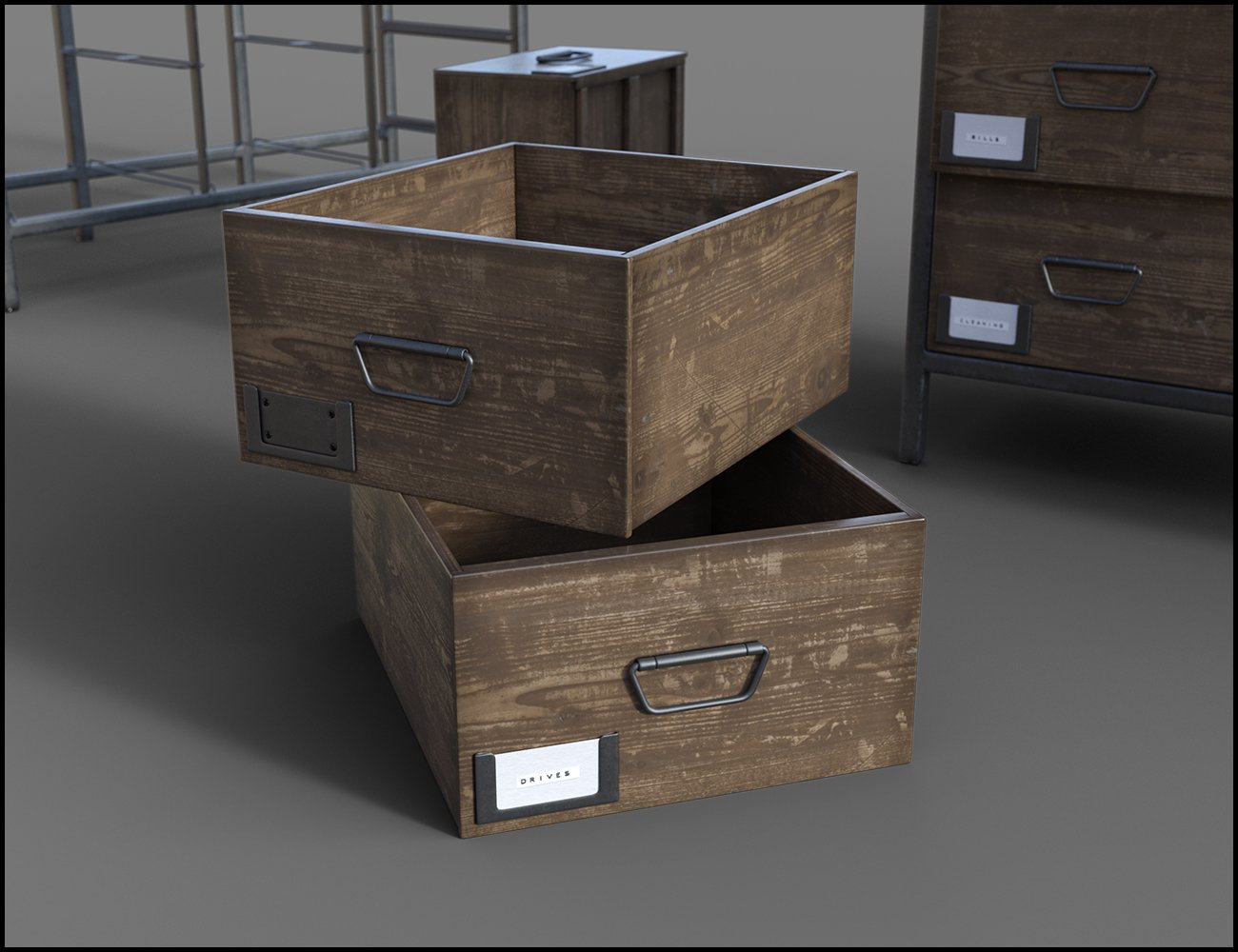 Furniture Collection: Apothecary Drawers Furniture Collection: Apothecary Drawers by: Jack Tomalin, 3D Models by Daz 3D
