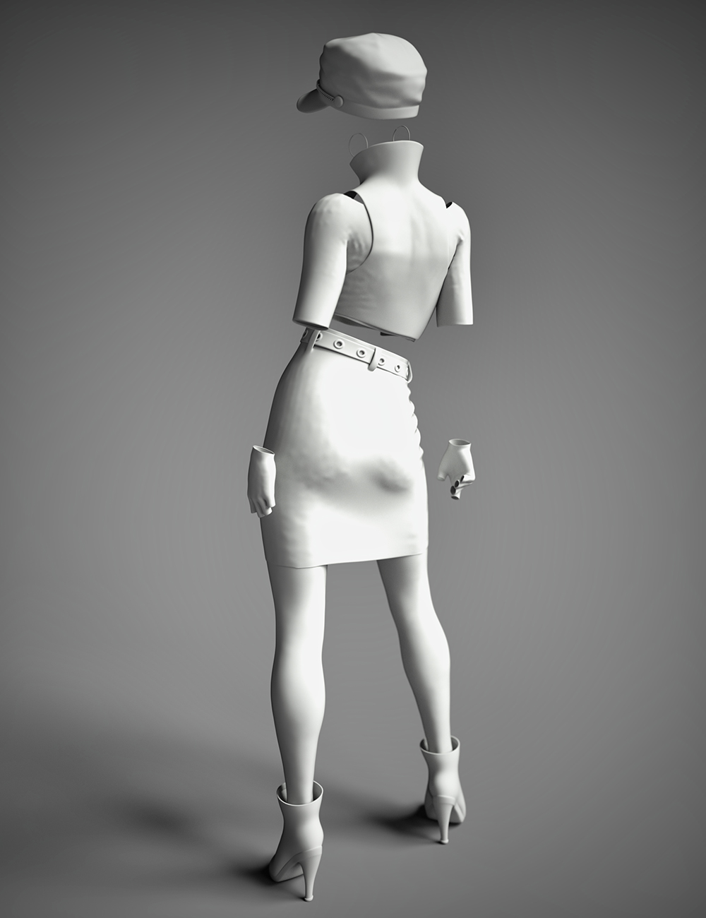 dForce Rebel Rouser for Genesis 8 Females by: Ryverthorn, 3D Models by Daz 3D