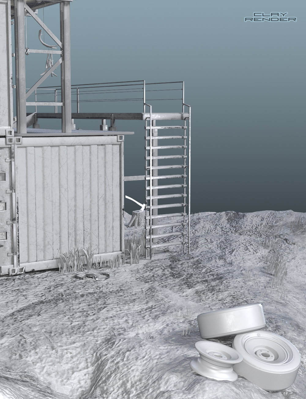 Container Cabin Container Cabin by: The AntFarm, 3D Models by Daz 3D
