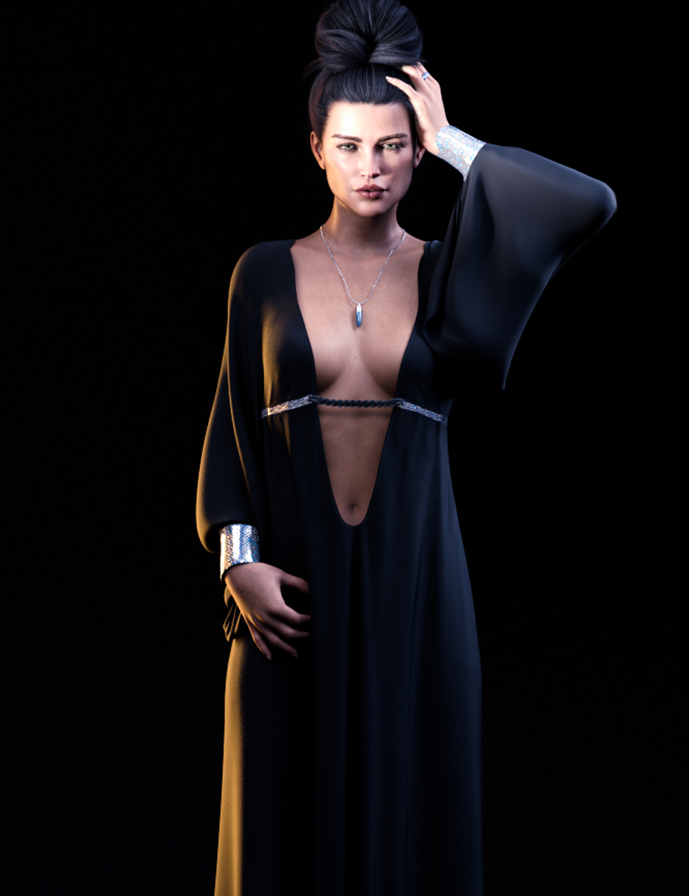 dForce CB Eliza Clothing Set Texture Expansion by: CynderBlue, 3D Models by Daz 3D
