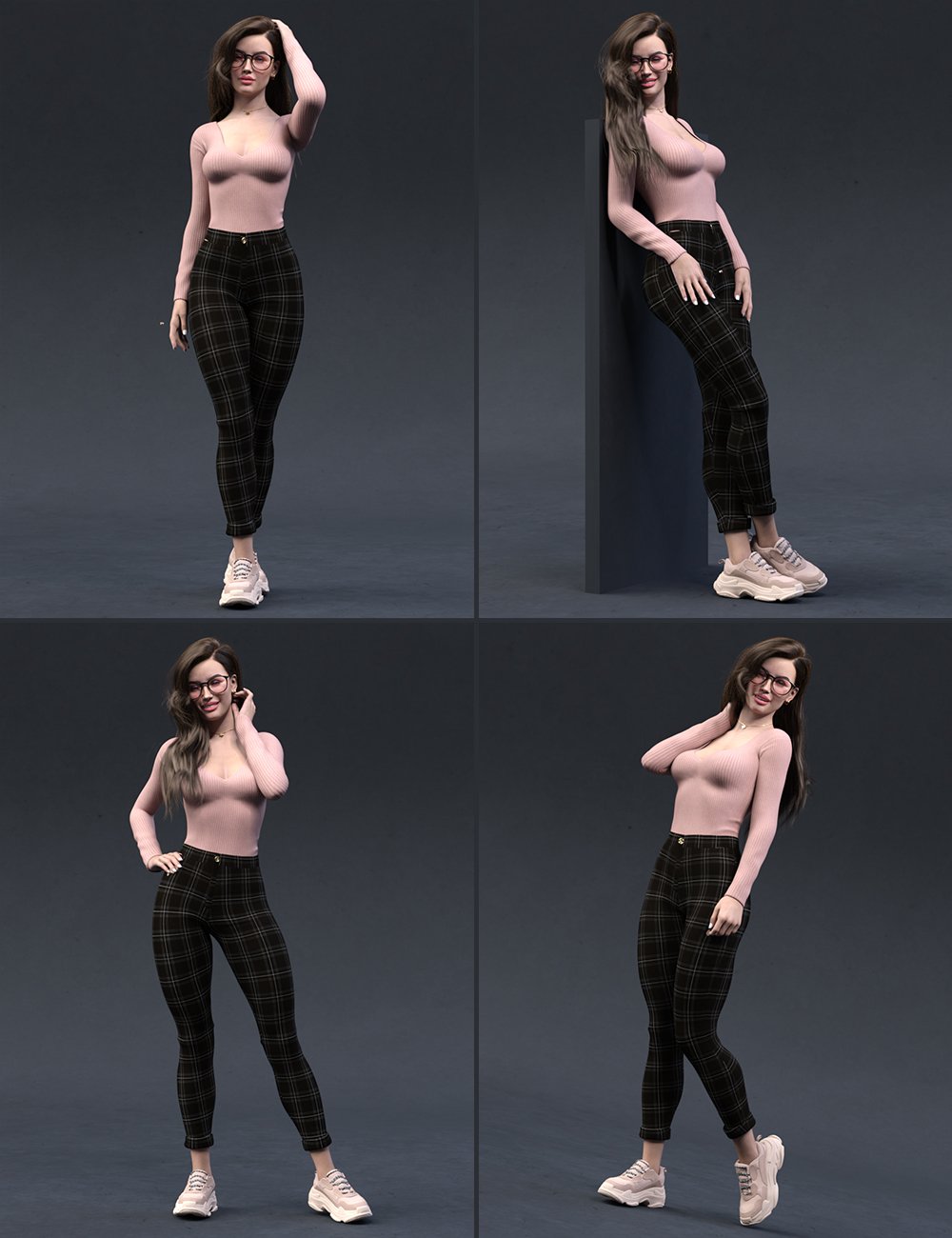 The Good Student Poses Sign Language and Expressions for Genesis 8 Female by: 3D Sugar, 3D Models by Daz 3D