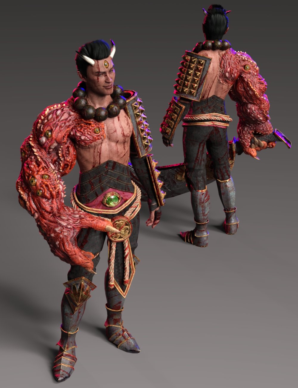 Outfit for Arm of the Demon King for Genesis 8 Males Outfit for Arm of the Demon King for Genesis 8 Males by: JoeQuick, 3D Models by Daz 3D