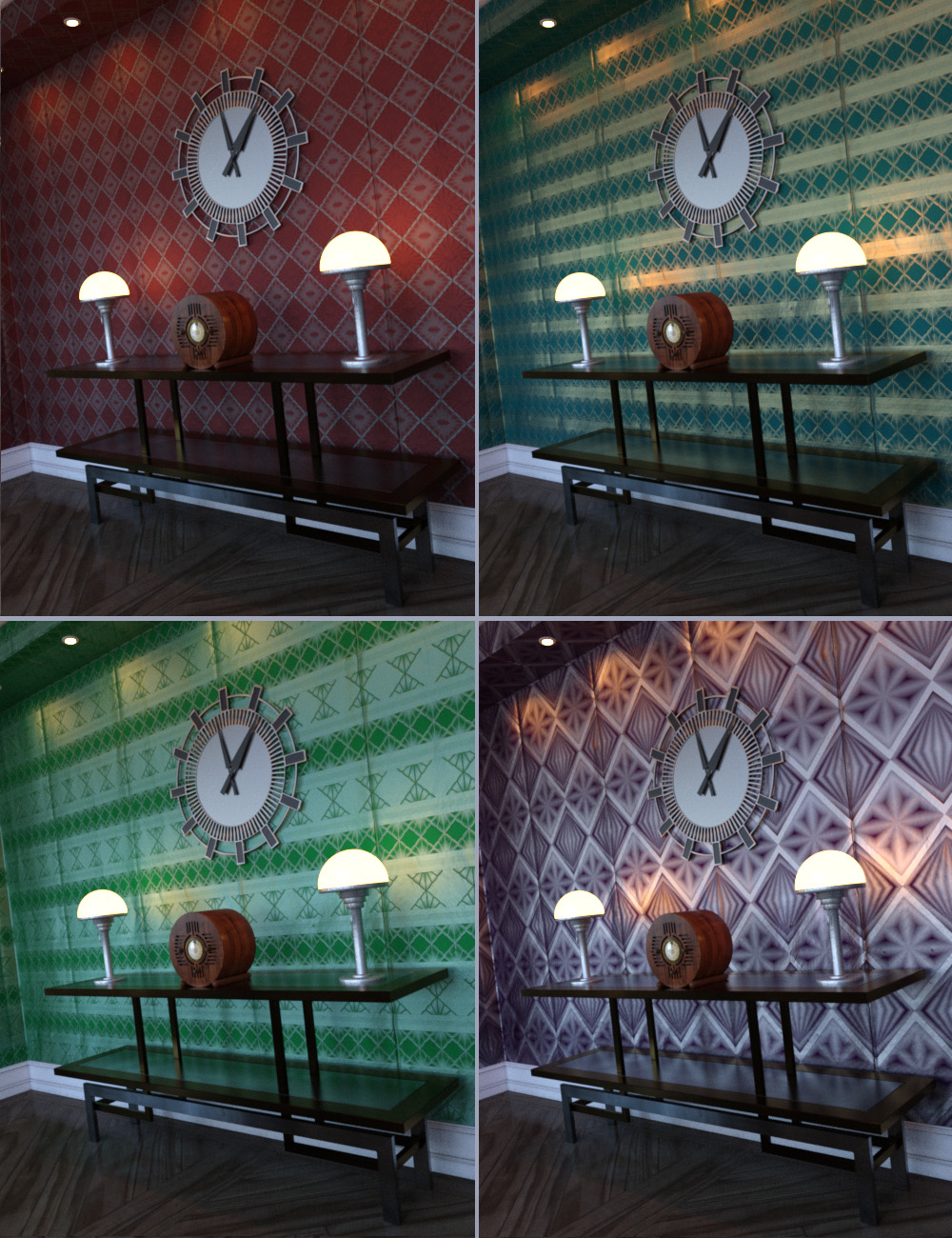 Embossed Art Deco Wallpaper Shaders Embossed Art Deco Wallpaper Shaders by: ForbiddenWhispers, 3D Models by Daz 3D