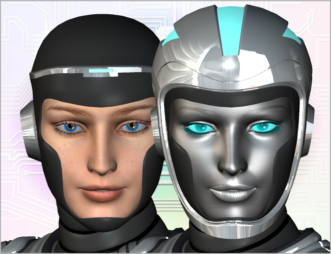Bot Armor by: Parris, 3D Models by Daz 3D