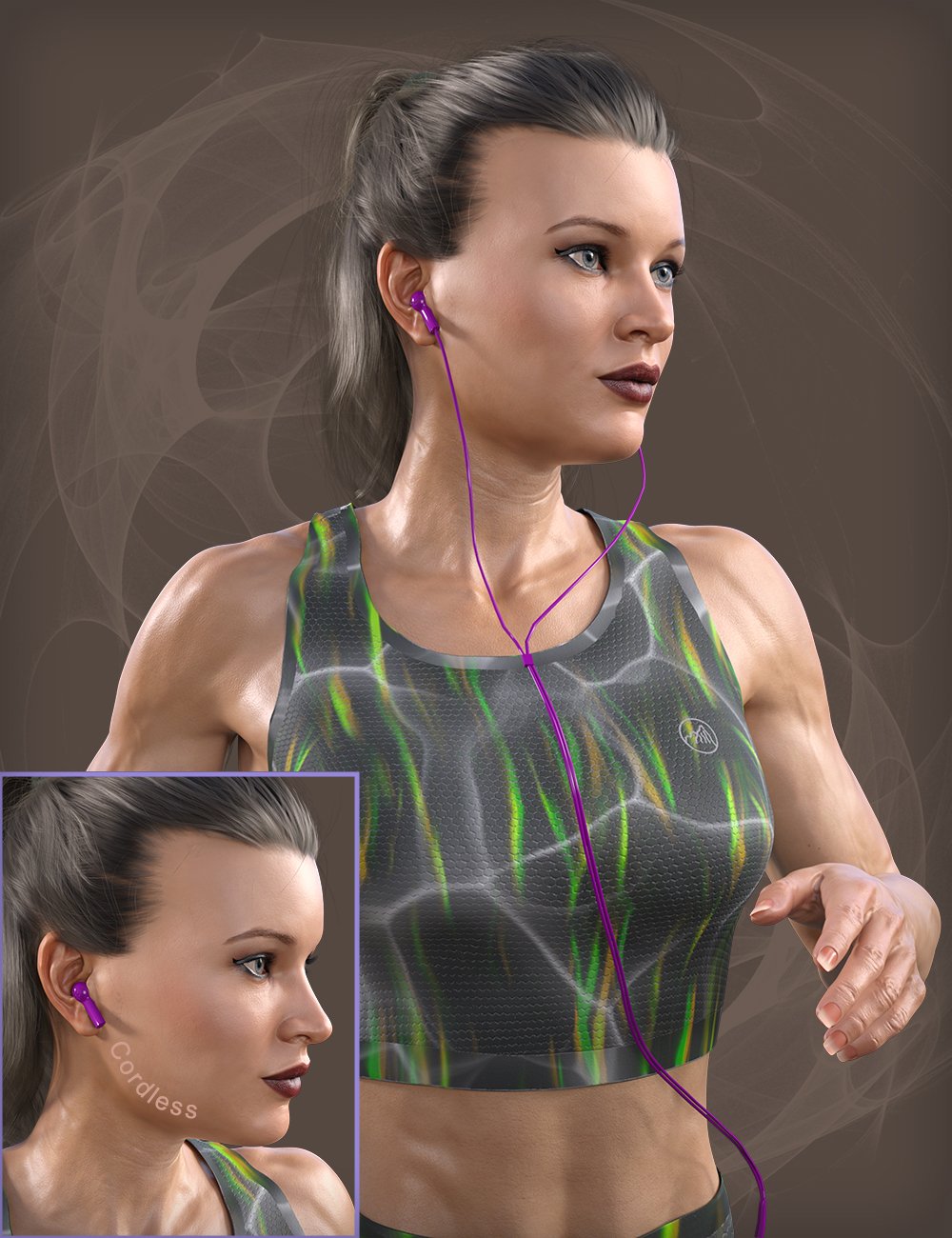 Headset for Genesis 8 by: MikeD, 3D Models by Daz 3D