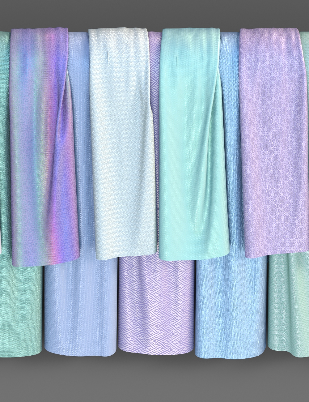 4K Fabric Shader Presets 2 for Iray by: Handspan Studios, 3D Models by Daz 3D