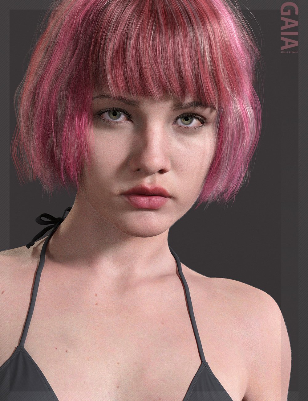 Gaia HD with HD Expression for Genesis 8.1 Female by: bluejaunte, 3D Models by Daz 3D