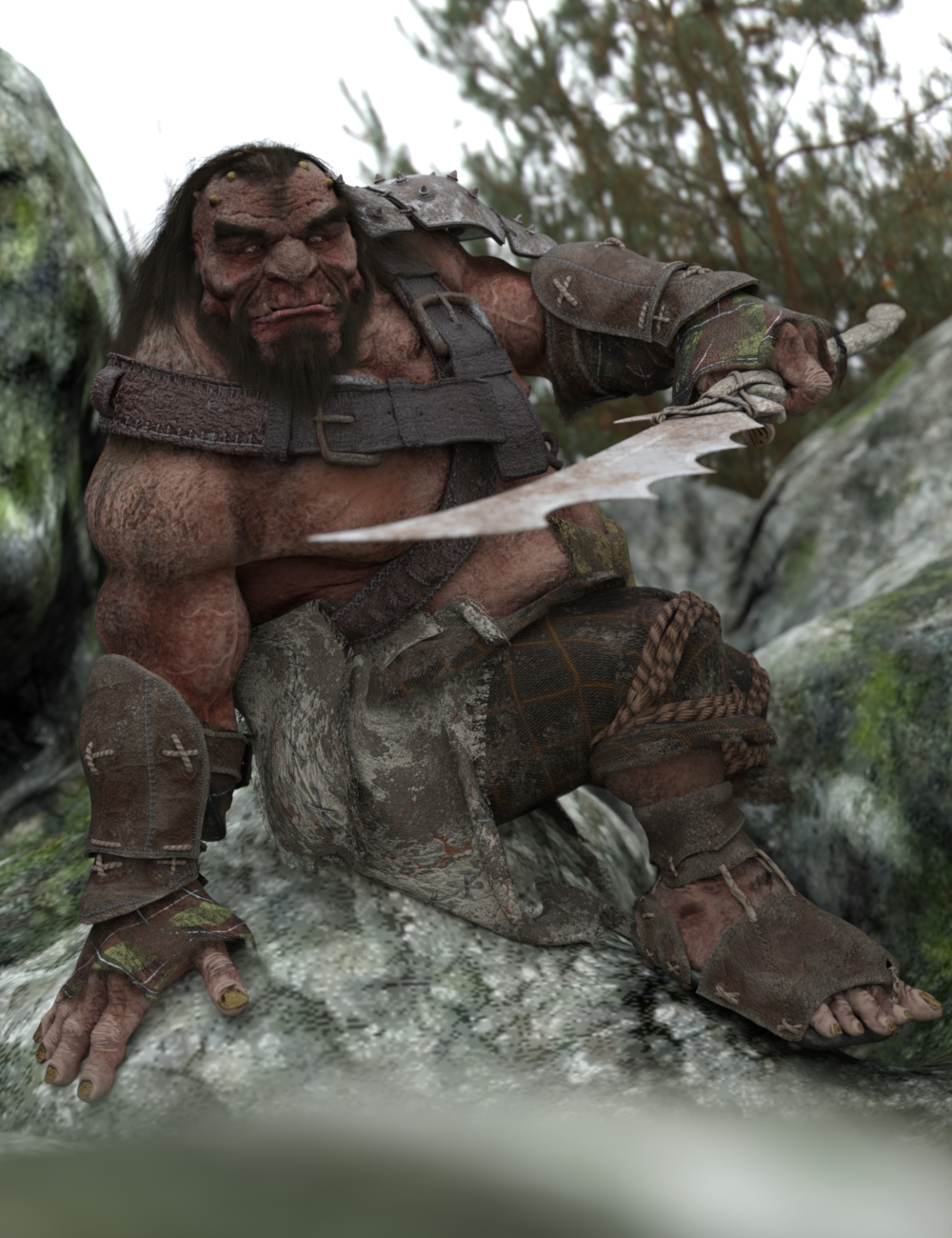 The Giant Bergelmir HD for Genesis 8 Male