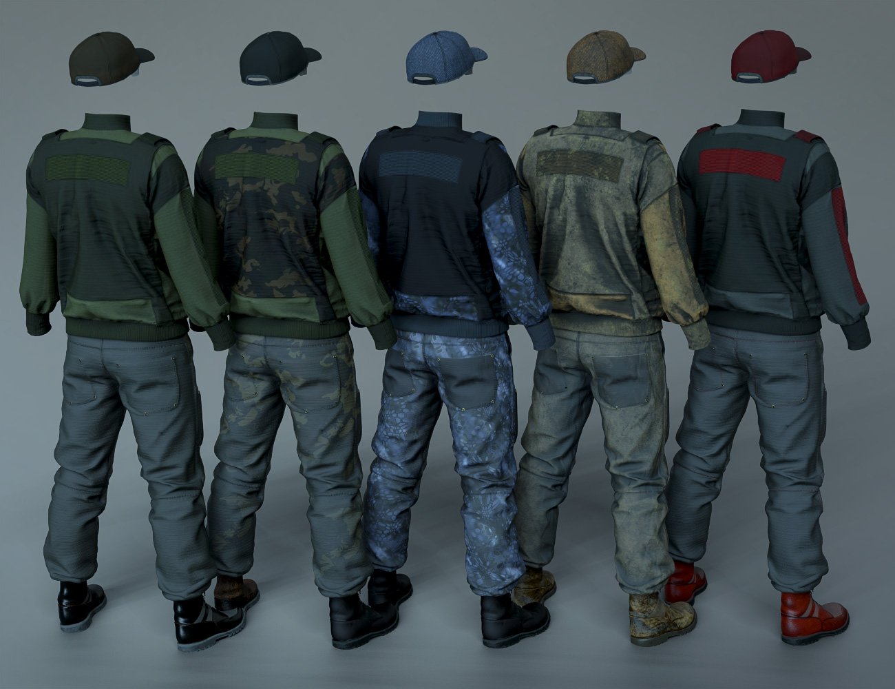 Street Tactical Fashion for Genesis 8 and 8.1 Male Street Tactical Fashion for Genesis 8 and 8.1 Male by: SadeRedCrow3DArtOdyssey, 3D Models by Daz 3D